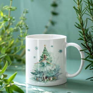 Taza De Café Cascanueces Bailarina de Mint Personalizada de Nav