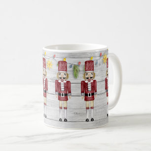 Taza De Café Cascanueces caprichosos - guirnalda de luces en ta
