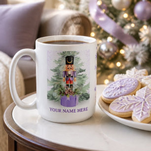 Taza De Café Cascanueces Personalizado Acuarela