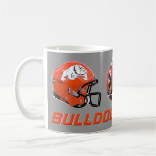Taza De Café Casco de fútbol americano de Artesia Bulldogs