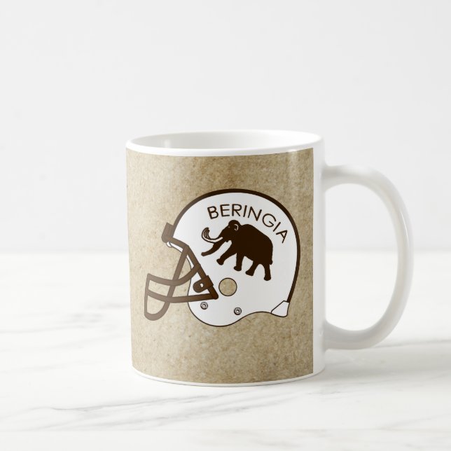 Taza De Café Casco de Fútbol de la Universidad de Beringia (Derecha)