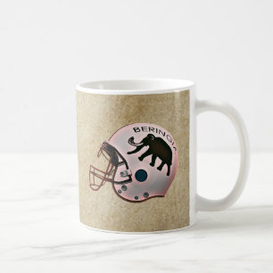 Taza De Café Casco de Fútbol de la Universidad de Beringia