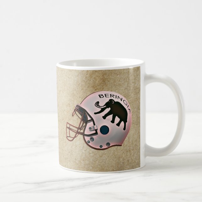 Taza De Café Casco de Fútbol de la Universidad de Beringia (Derecha)