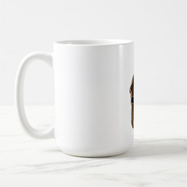Taza De Café Casco de Guerrero Espartano  (Izquierda)