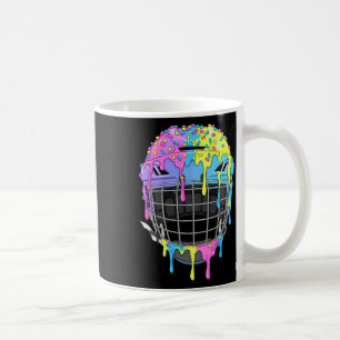 Taza De Café Casco de Hockey Helado Goteante para Niño Jugador 