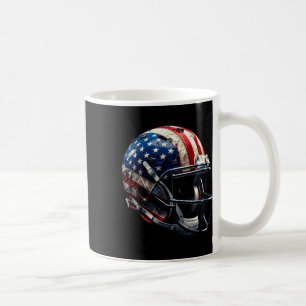 Taza De Café Casco de hockey sobre hielo Patriótico bandera ame