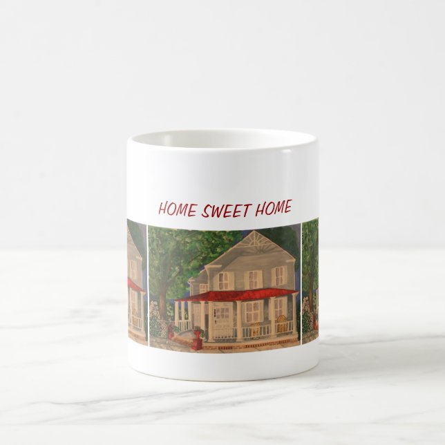 Taza de café casera dulce casera (Centro)