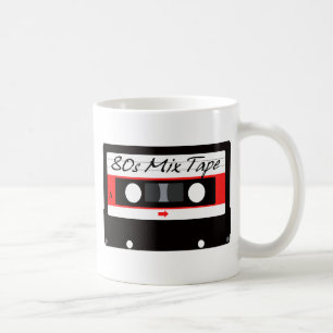 Taza De Café casete de cinta de la mezcla de la música 80s