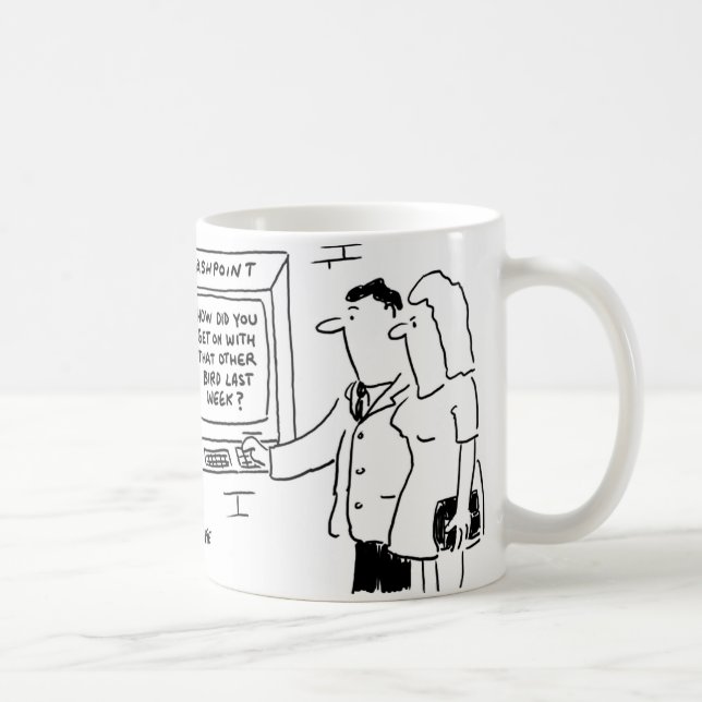 Taza De Café Cashpoint ATM muestra un mensaje descarado pregunt (Derecha)