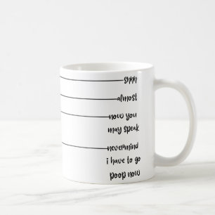 Taza De Café casi, ahora puedes hablar, sin importar