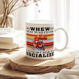 Taza De Café Casi tuve que socializar graciosos sarcásticos