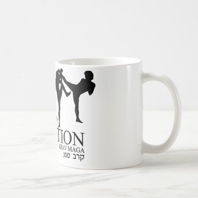 Taza De Café Casquillo de la evolución de Krav Maga (Derecha)