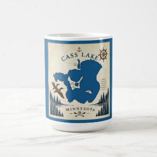 Taza De Café Cass Lake, Minnesota Casa de Vacaciones y Regalos