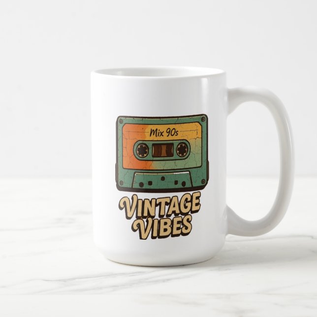 Taza De Café Cassette clásico (Derecha)