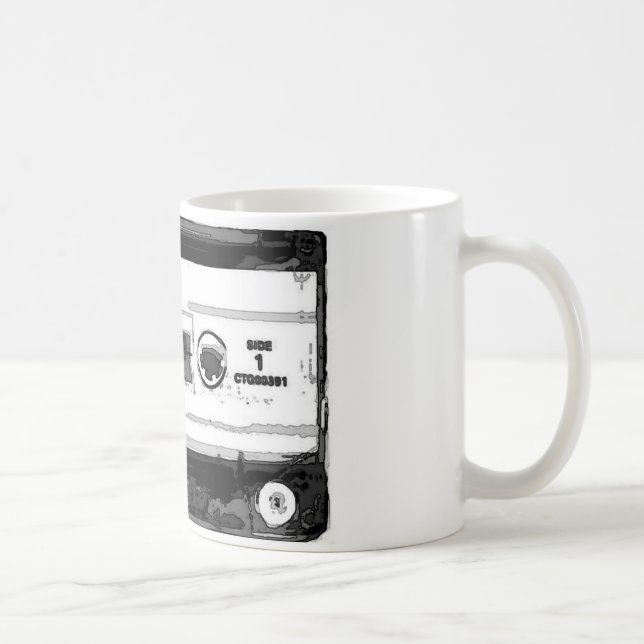 Taza De Café Cassette de arte pop (Derecha)