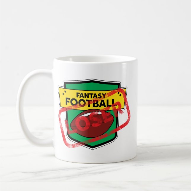 Taza De Café Castigo de pérdida de fútbol (Izquierda)
