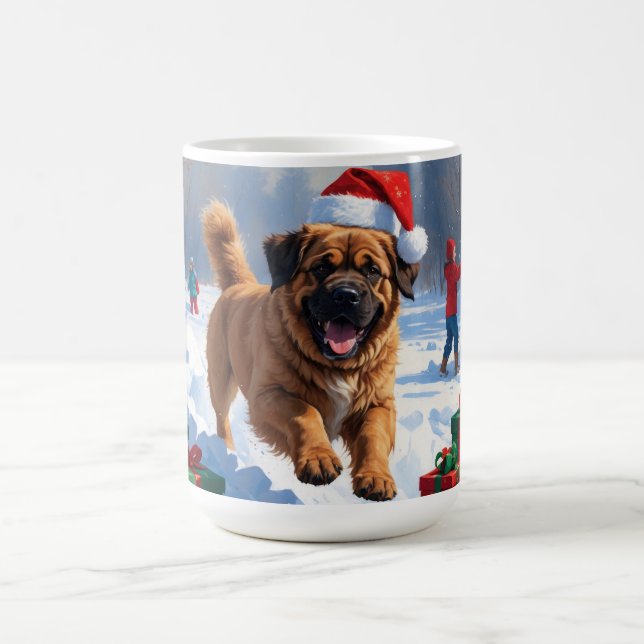 Taza De Café Castigos tibetanos en Nieve con Gorra de Navidades (Centro)