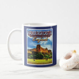 TAZA DE CAFÉ CASTILLO BAMBURGH - BAMBURGH NORTHUMBERLAND ENGLAN