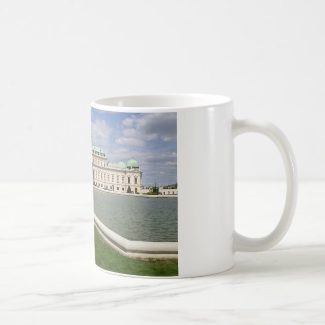 Taza De Café Castillo Belvedere, Viena Austria (Derecha)