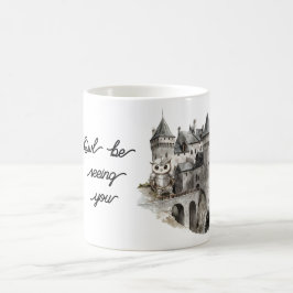 Taza De Café Castillo Búho te verá