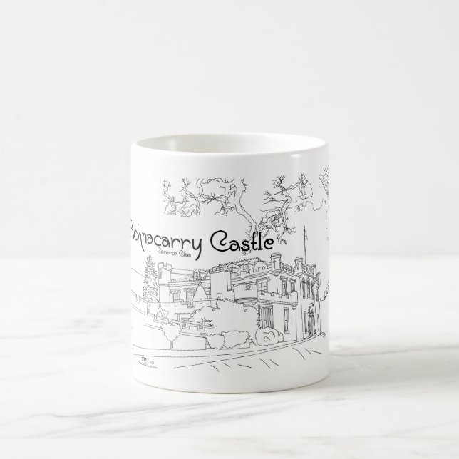 Taza De Café Castillo de Achnacarry Escocia (Centro)
