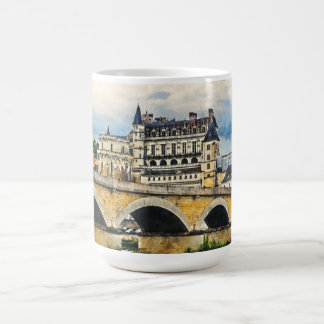 Taza De Café Castillo de Amboise en el Valle del Loira, Francia