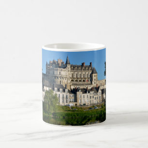 Taza De Café Castillo de Amboise en Francia Postcard Square Peg