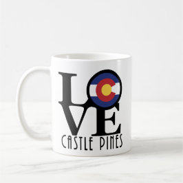 Taza De Café Castillo de amor Pines 11oz
