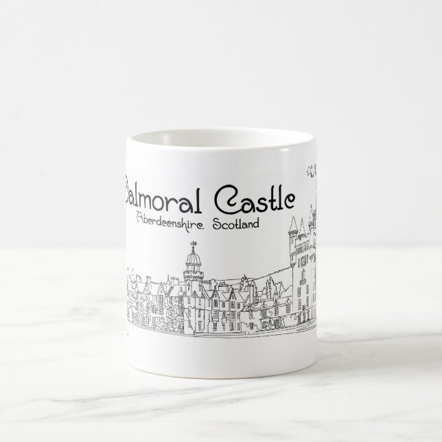 Taza De Café Castillo de Balmoral Escocia (Centro)
