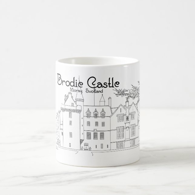 Taza De Café Castillo de Brodie, Moray, Escocia (Centro)