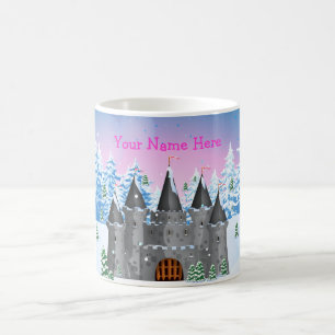 Taza De Café castillo de cola blanca Winter
