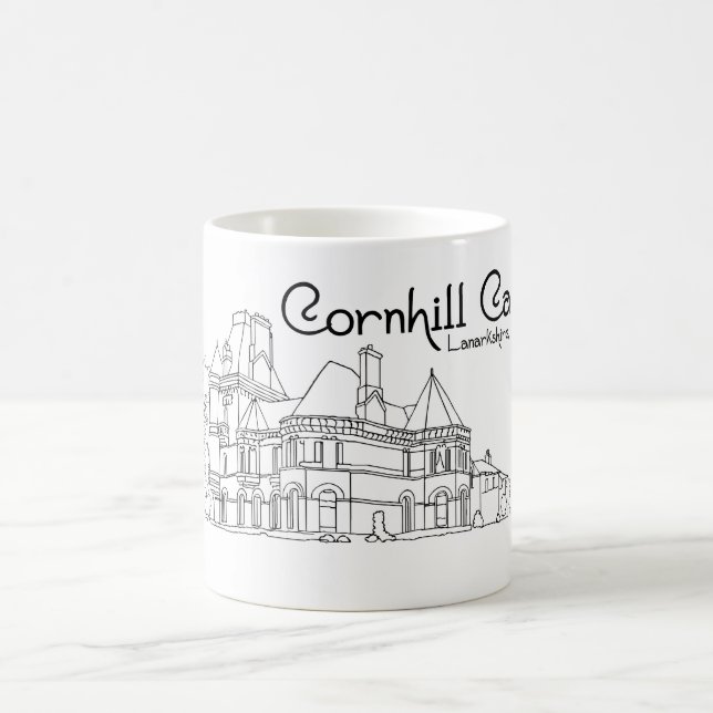 Taza De Café Castillo de Cornhill Escocia (Centro)