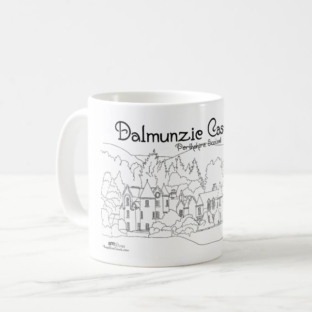 Taza De Café Castillo de Dalmunzie (Anverso izquierdo)