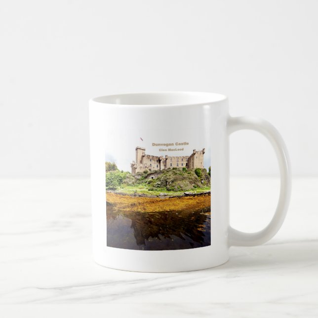 Taza De Café Castillo de Dunvegan en Escocia - MacLeod Clan (Derecha)
