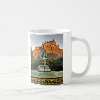 Taza De Café Castillo de Edimburgo Fuente Princes Street Garden