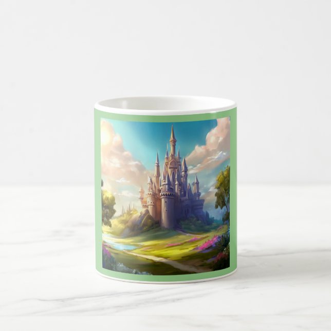 Taza De Café Castillo de Fantasy Happy Landscape 2 (Centro)