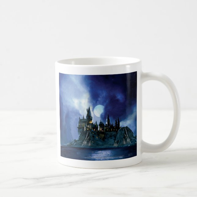 Taza De Café Castillo de Harry Potter| Hogwares de noche (Derecha)