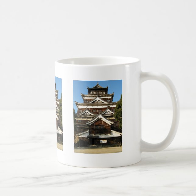 Taza De Café Castillo de Hiroshima 広 島 城, Hiroshima, Japón (Derecha)