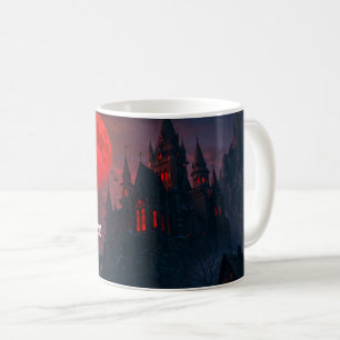 Taza De Café Castillo de la Sangre del Vampiro