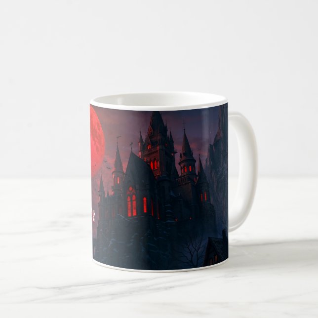Taza De Café Castillo de la Sangre del Vampiro (Anverso derecho)