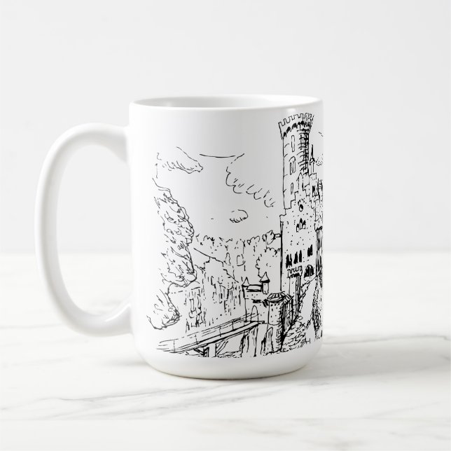 Taza De Café Castillo de Lichtenstein (Izquierda)