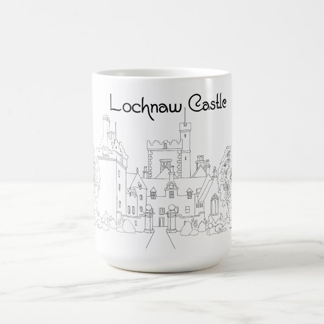 Taza De Café Castillo de Lochnaw Escocia (Centro)