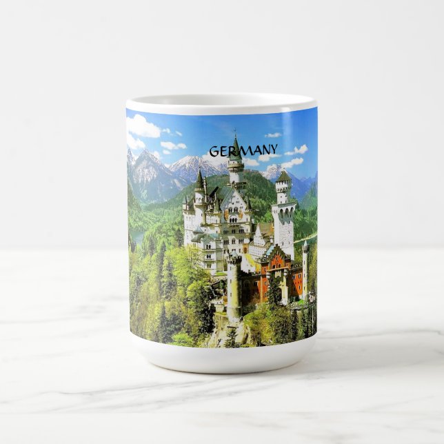 TAZA DE CAFÉ CASTILLO DE NEUSCHWANSTEIN, ALEMANIA (Centro)