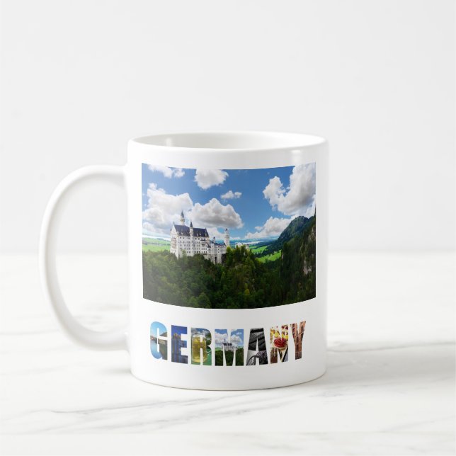 Taza De Café Castillo de Neuschwanstein Bavaria Alemania Foto (Izquierda)