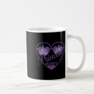 Taza De Café Castillo de protección de la seguridad de la princ
