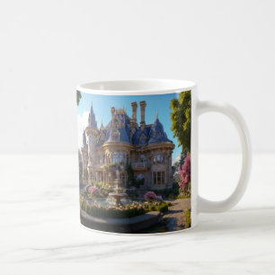 Taza De Café Castillo de Splendor Victoriano