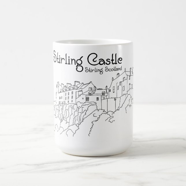 Taza De Café Castillo de Stirling Escocia (Centro)