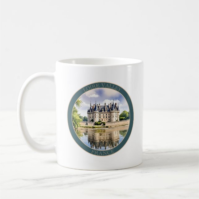 Taza De Café Castillo del Valle del Loira, Francia (Izquierda)