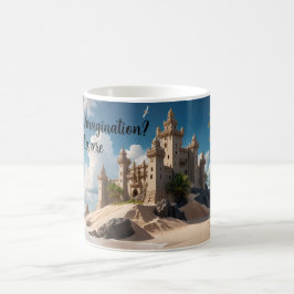 Taza De Café Castillo desde la playa de Posibilidades