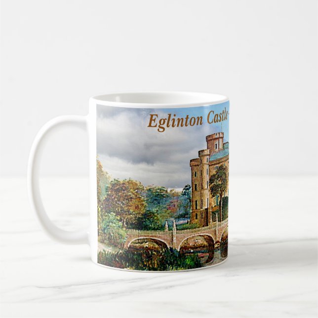Taza De Café Castillo Eglinton de Clan de Montgomery en Escocia (Izquierda)